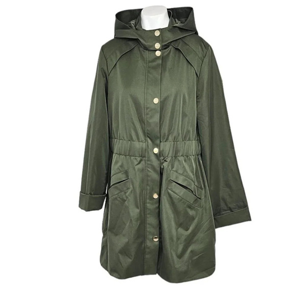 Ted Baker Women's Jaylene Lightweight Hooded Parka Utility Size 1 US Size 4 - Picture 1 of 13